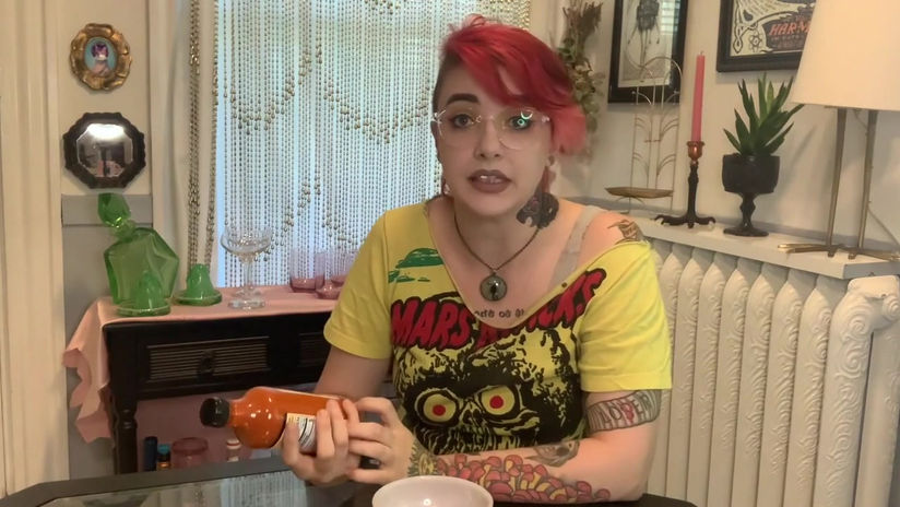 Hot Sauce Hubris - Throb Zombie vs Ninja Squirrel Sriracha~1